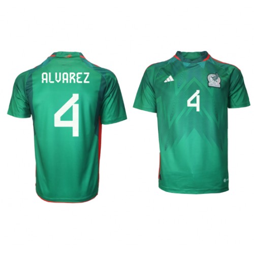 Pánský Fotbalový dres Mexiko Edson Alvarez #4 MS 2022 Domácí Krátký Rukáv